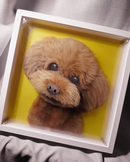 Hand-Painted Lifelike 3D Pet Portrait