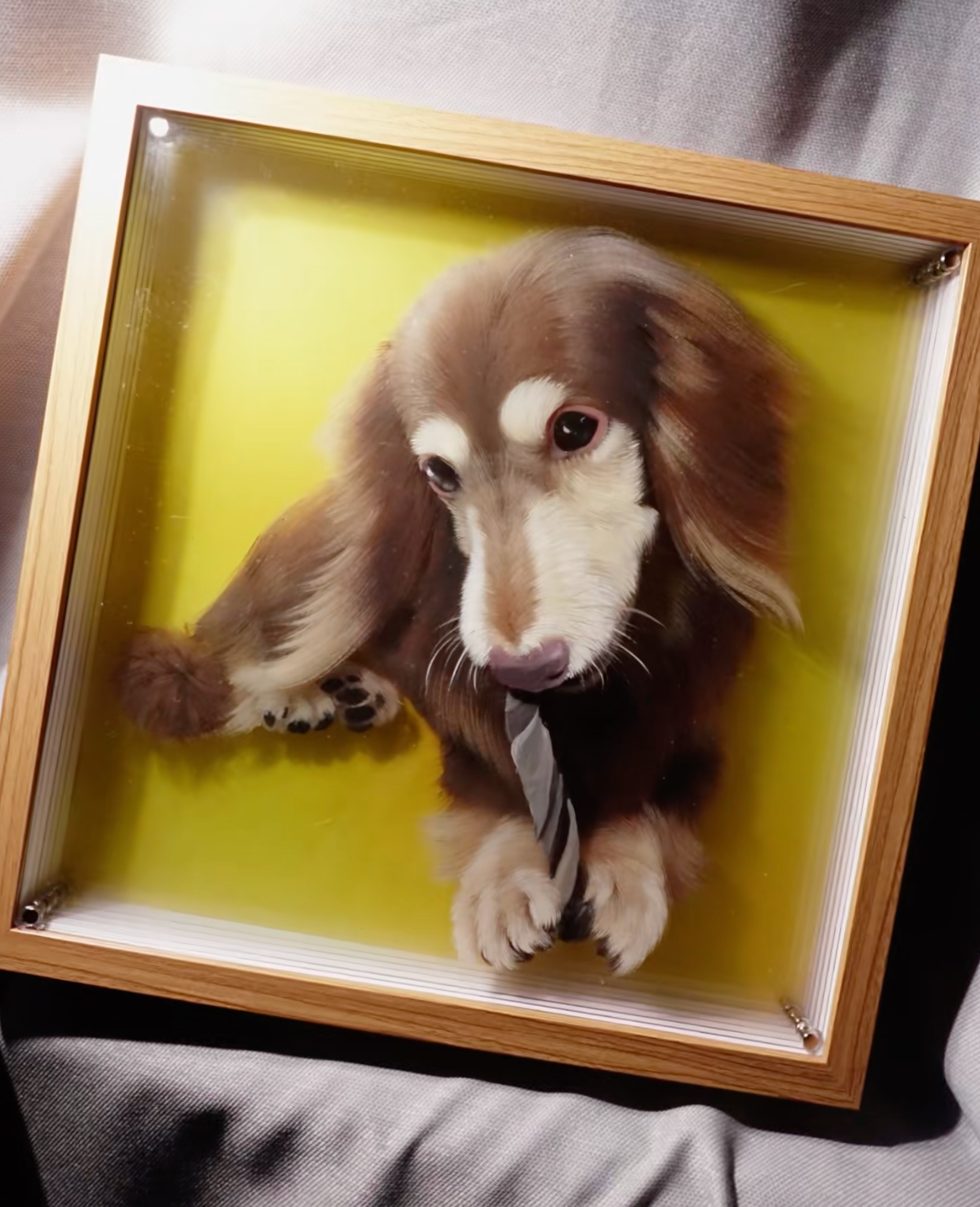 Hand-Painted Lifelike 3D Pet Portrait