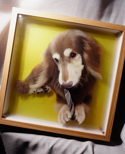 Hand-Painted Lifelike 3D Pet Portrait