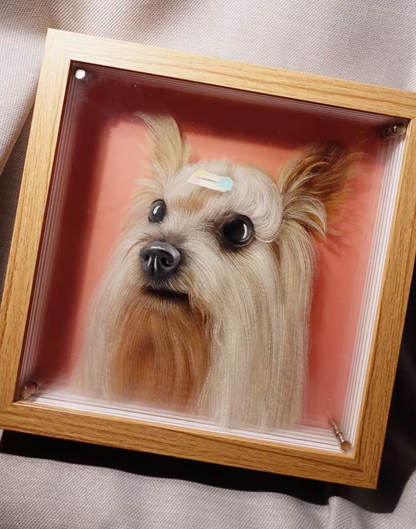 Hand-Painted Lifelike 3D Pet Portrait