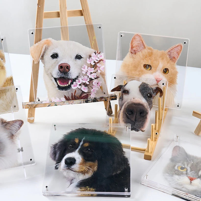 Hand-Painted Lifelike 3D Pet Portrait