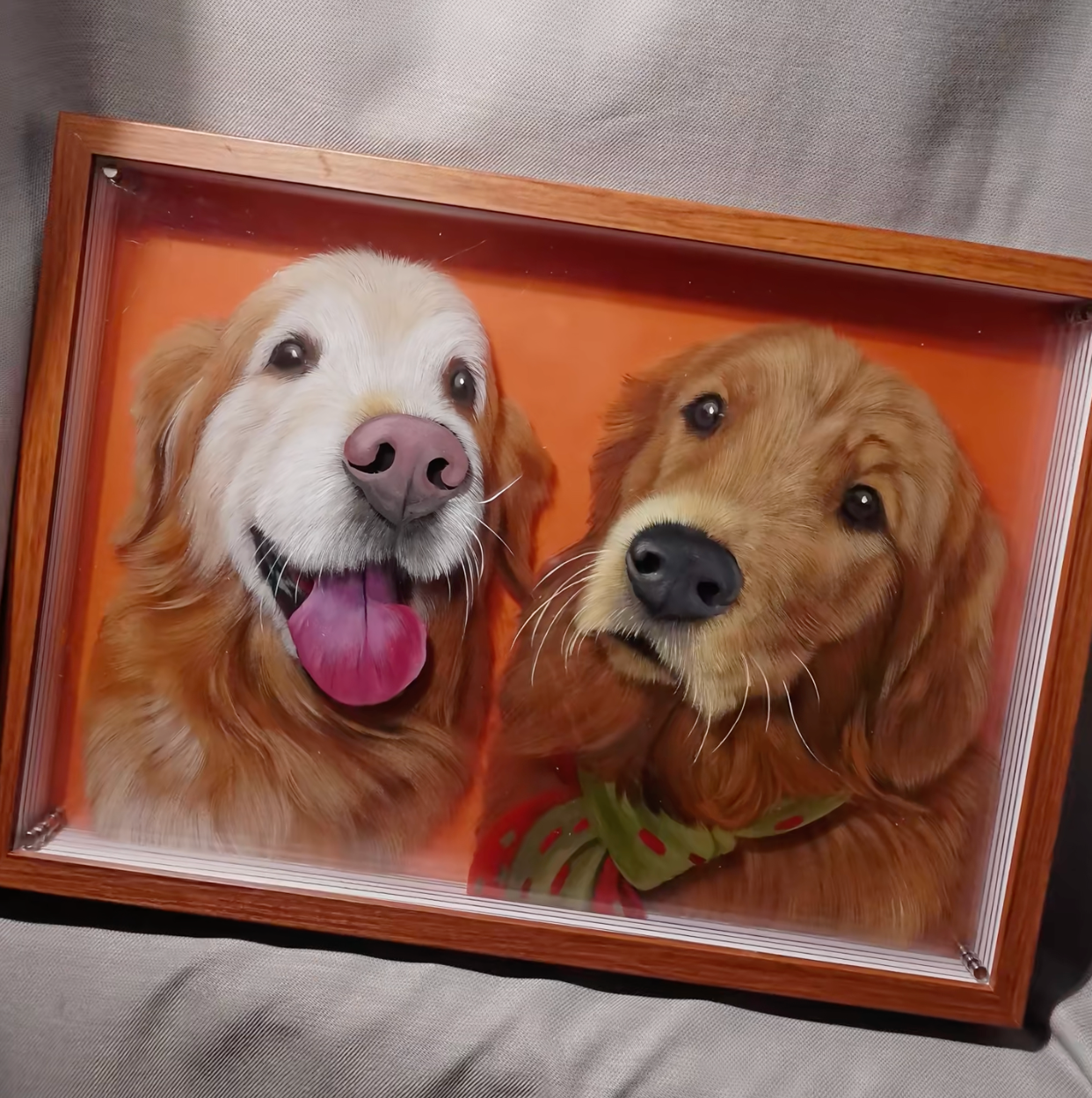 Hand-Painted Lifelike 3D Pet Portrait