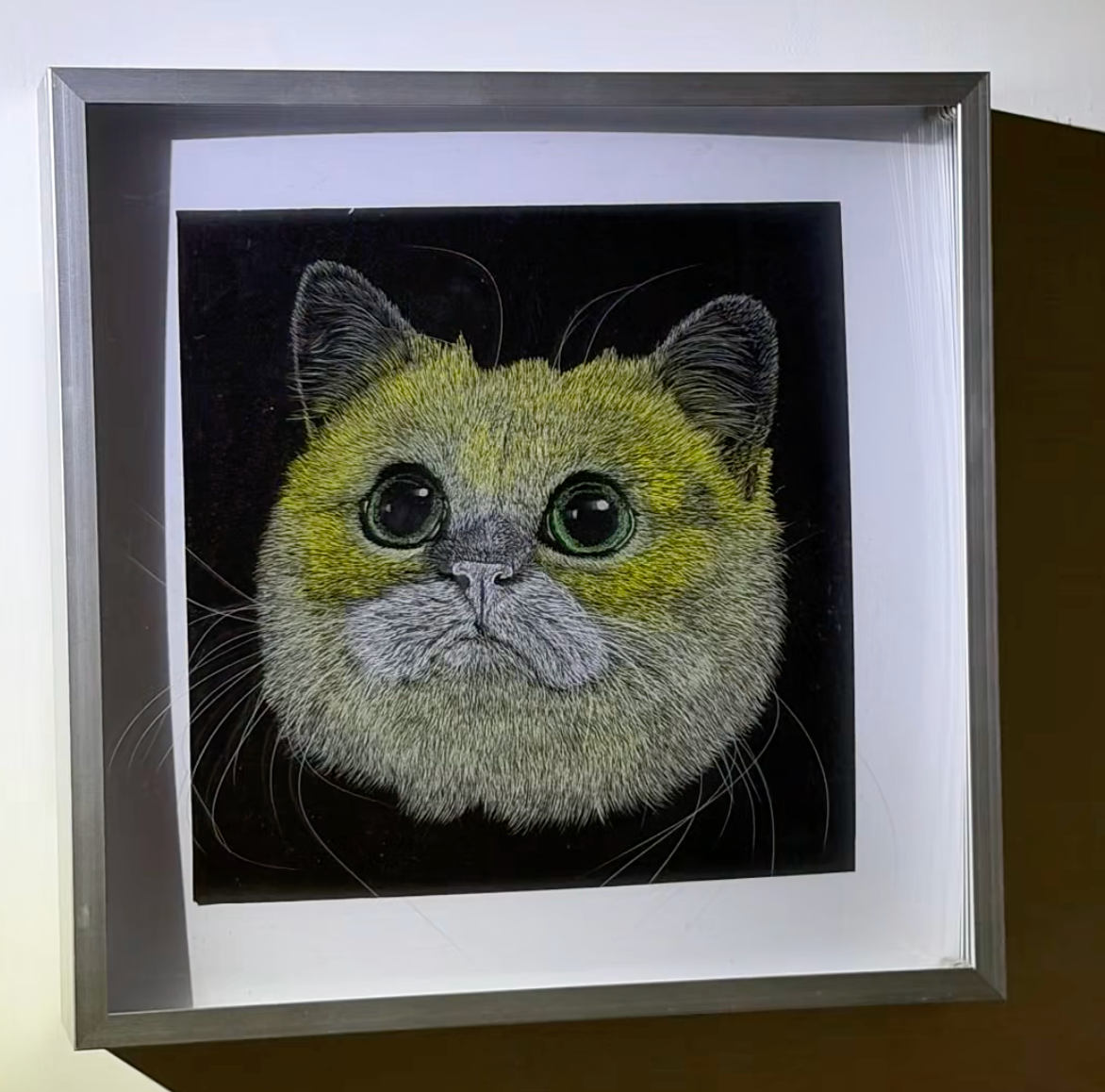 Knife Scratch 3D Pet Portrait