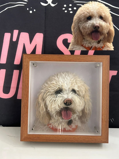 Hand-Painted Lifelike 3D Pet Portrait