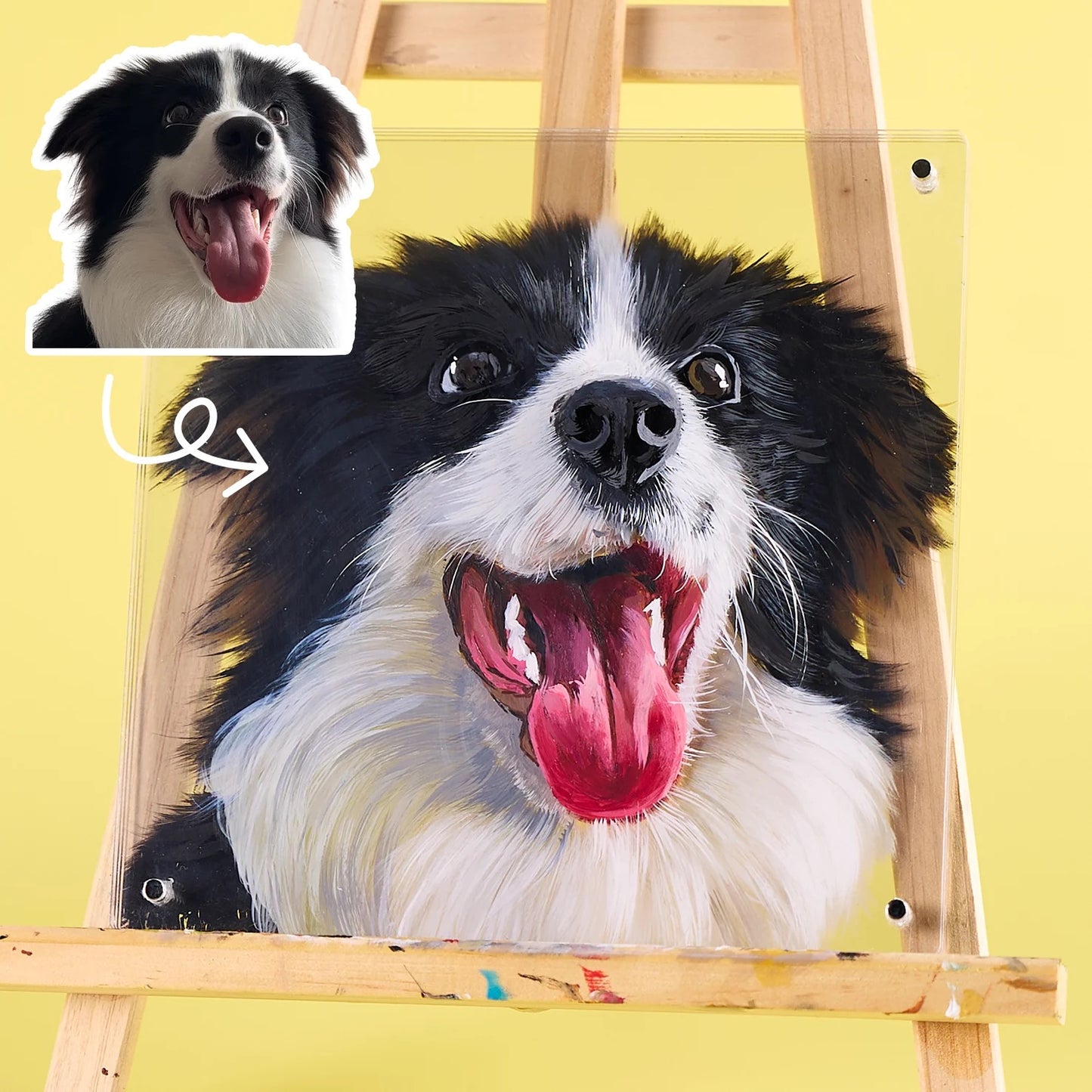 Hand-Painted Lifelike 3D Pet Portrait